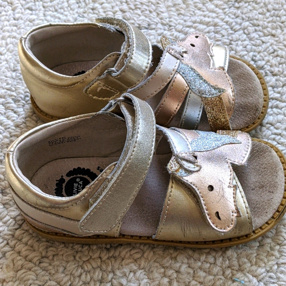Livie & Luca Unicorn sandals.